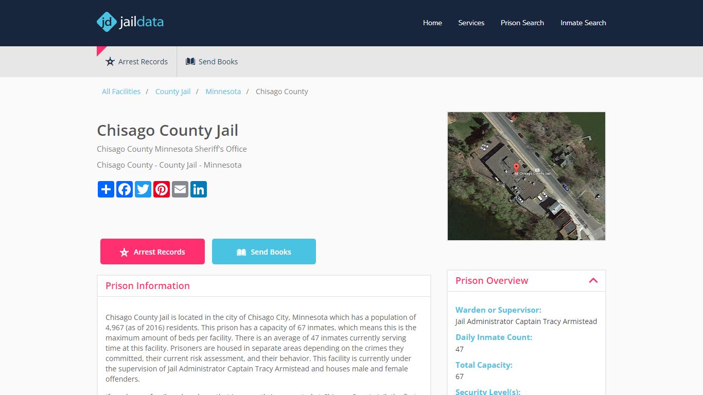 Chisago County Jail Inmate Search and Prisoner Info - Chisago City, MN